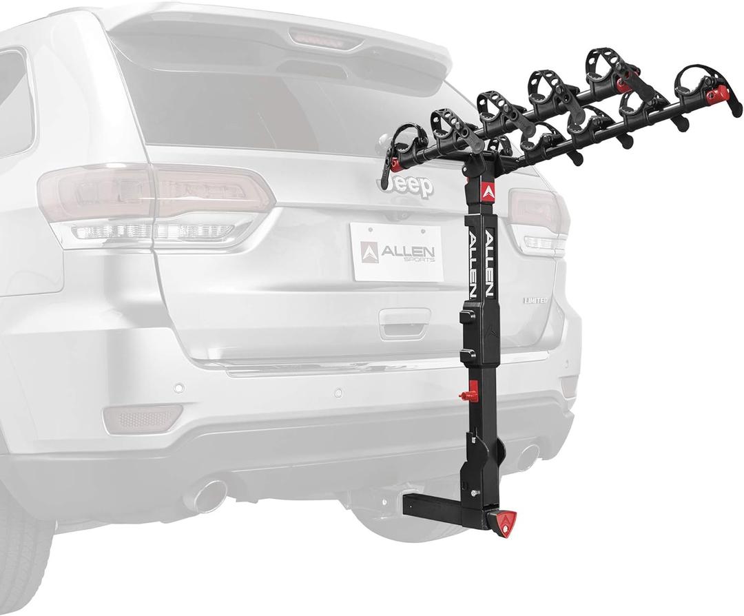 Allen Sports Premier Locking Quick Release 5-Bike Carrier for 2 in. Hitch, Model QR555
