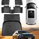 4PCS for Ford Taurus Floor Mats 2019 2018 2017 2016 2015 2014 2013 2012 2011 2010,for Taurus All Weather Floor Mat SE SEL SHO Limited Trunk Mat Cargo Liner TPE Tech Winter Rubber Car Accessories