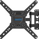 MOUNTUP Full Motion TV Wall Mount for Most 26-50 Inch TVs, Max VESA 300x300mm Wall Mount TV Bracket with Swivel Tilting Extension Level Adjustment for LED LCD Flat Curved TVs Up to 53 LBS, MU0018