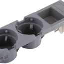 Cup Holder for E46 1998-2004 Replacement Automotive Cup Holders for Front Center Console Replace Black Gray(Optional)(Gray)