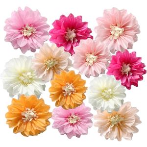 2 x 12pcs 8in10in Paper Flowers Decorations Paper Pom Poms Tissue Paper Flowers | Hanging flowers Wall Backdrop Wedding Party Flower Decorations DIY Art Craft Blooms For Birthday Events Decorations
