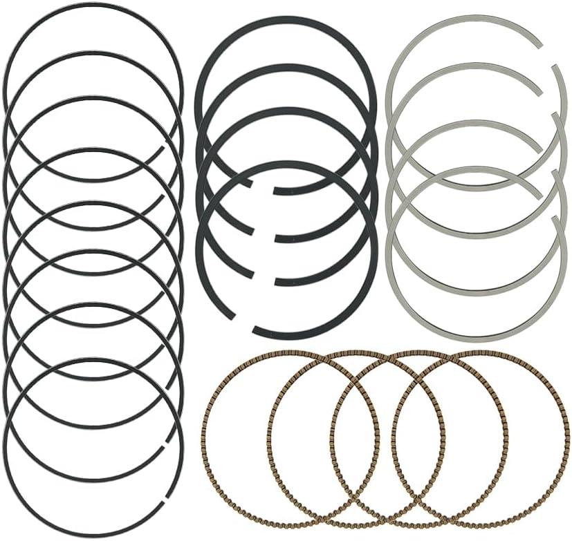 Tokinng STD Engine Piston Ring Set Fits for Buick Lacrosse Verano Chevy Equinox GMC Terrain for Pontiac for Saturn 2.4L L4 DOHC 2006-2017, Replaces 9761304910, 2C5228, PR336