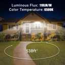4Pack LED Flood Light Outdoor,150W LED Work Light 15000lmwith 6FT US Plug,IP66 Waterproof Exterior Security Lights,6000K Daylight White Outside Floodlights Slim Design for Playground Yard