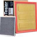 Engine Cabin Air Filter Kit for Silverado 1500 Sierra 1500 (2014-2018)/ Silverado 2500 HD Sierra 2500HD 6.0L ONLY (2015-2019)/ Suburban Tahoe Yukon (2015-2020)/ (NOT FOR DIESEL 6.6L)