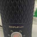 SIMPLETASTE Milk Frother, 4in1 Electric Milk Steamer, Automatic Warm and Cold Foam Maker and Milk Warmer for Latte, Cappuccinos, Macchiato