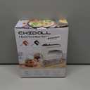 5-Speed Electric Hand Mixer, 800W Handheld Mixer with Turbo for Baking & Cooking, Kitchen Food Mixer with Storage Case & 6 Stainless Steel Attachments (2 Beaters, 2 Dough Hooks, 2 Whisks)-Red