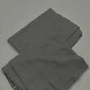 LANE LINEN 100% Organic Cotton Pillowcases - Standard Size and Crisp Cool Percale Weave Sleeping Pillow Covers Set of 2 Silver
