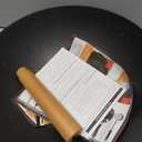 WANGYUANJI 11.8 Inch Iron Wok with Glass Lid, Flat Bottom Stir Fry Pan with Wooden Handle, Non-Coated Naturally Nonstick Skillet, Traditional Chinese Wok for Gas, Electric & Induction Cooking