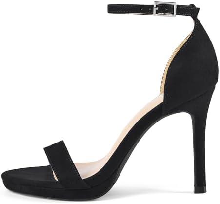 Elisabet Tang Women's Open Toe Stiletto Ankle Strap High-heeled sandals 7.5