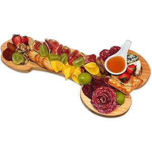 DS. DISTINCTIVE STYLE Funny Charcuterie Boards, Novelty Large Charcuterie Cheese Board, Aperitif Board Perfect for Storing Cheese, Snacks, Sausages, and Fruits