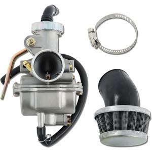 ALL-CARB PZ20 20mm Carburetor with Air Filter Replacement for Honda XR80 XR80R XR50 CRF50 1979-2003 C02285 Carb