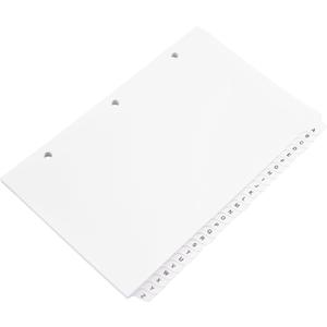 Exhibitindexes 5 1/2 X 8 1/2 A-Z Indexes for Half Sheet Binders