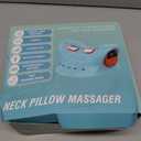 2026 Neck Massager 4-in-1 with Deep Tissue 3D Kneading & Soothing Heat - Portable Cordless Pillow for Cervical Traction, Shoulder and Back Relief, 9 Intensity Levels with Type-C Charge For Home Office