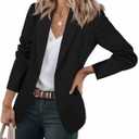 Cicy Bell Womens Casual Blazers Open Front Long Sleeve Work Office Suit Jackets Blazer XL