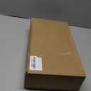 Brightify Front Door Handle, Modern Exterior Door Handle with Passage Door Lever, Front Entry Door Handle No Lock, Reversible for Left & Right Handed Door, Lower Half Grip - Satin Nickel Finish