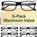 Gaoye 4.0 Professional Reading Glasses for All Day - Computer Readers with Blue Light Protection - Value Pack