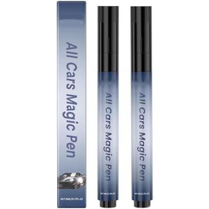 2Pcs All Car Magic Pen,Car Scratch Remover,Magic Car Scratch Removal Pen,Quick Fix for Scratches and Paint Damage, Weatherproof Fits All Car Colors1
