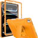 Soke Case for iPad Pro 13 Inch M5/M4 & iPad Air 13 Inch M4/M3/M2(2026/2025/2024), iPad Pro 12.9(2022 2021 2020,6th/5th/4th Gen), Rugged Shockproof Protective Cover - Citrus