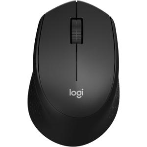 Logitech M330 Silent Wireless Mouse, 2.4GHz with USB Receiver, Optical Tracking, Quiet & Lightweight, Long Battery Life, for PC, Mac, Laptop, Chromebook - Black