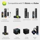 3 x Replacement Voice Remote for Amazon Firestick Remote, Fire Smart TV Stick (2nd Gen/3rd Gen/Lite/4K Max/Cube) (Red)