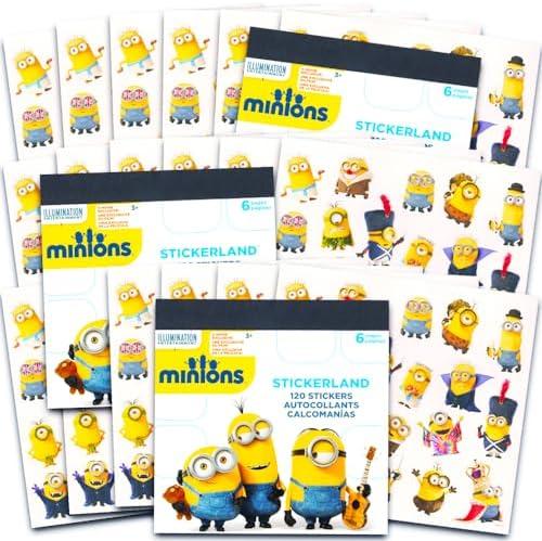 Despicable Me Minions Stickers Party Favor Pack - 360 Stickers, 18 Sticker Sheets, 3 Sticker Packs (Party Supplies) Despicable Me Minions Stickers Party Favor Pack - 360 Stickers, 18 Sticker Sheets, 3 Sticker Packs (Party Supplies)