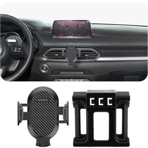 Car Phone Holder Fits for Mazda CX-5 2017-2025 Accessories,Thick Cases Friendly,Cell Phone Mount for 4-7 in Phones,360 Degree Rotation,Easy to Install
