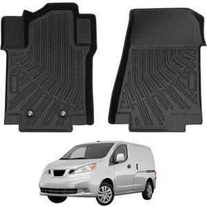 GXARTS TPE Floor Mats Liner Compatible with Nissan NV200 2013-2021