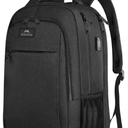 MATEIN Extra Large Backpack, 17 Inch Travel Laptop Backpack with USB Charging Port, Anti Theft TSA Friendly Business Work College Computer Backpack for Men Women, Black