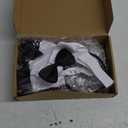 Geyoga Anime Women Bunny Costume Bunny Outfit Halloween Cosplay Bodysuit Role Costume Bunny Headband Stocking Set (X-Small, White and Black)