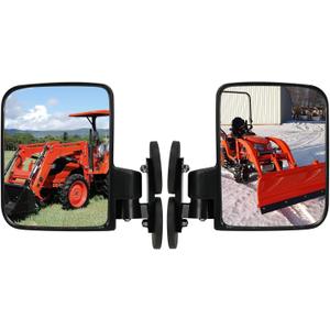 1 Pair Universal Tractor Mirrors Strong Magnetic Side View Mirrors for Tractors Forklifts Movers Golf Carts 114LB Left Right 7" x 5"