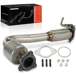 A-Premium Front Catalytic Converter W/Gasket Kit Direct-Fit Compatible with Chevy & GMC Models - Captiva Sport 2012-2015, Equinox 2010-2017, Terrain 2010-2017 - L4 2.4L - E.P.A. Compliant