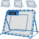 VEVOR Soccer Baseball Rebounder Net, Quick-Switch Angle Soccer Softball Rebounder for Control, Passing Practice, Premium Lacrosse Rebounder Net, Easy Setup Soccer Training Equipment for Teens&Adults, 5x4FT