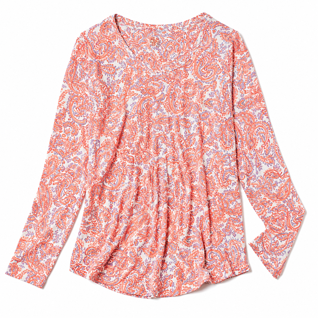Long sleeve red and blue XL shirt