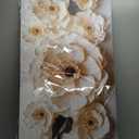 Floral Wall Art For Living Room Modern White Wall Decor Prints 24 X 48 Inch