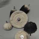 6 pcs Buffing Wheel for Drill,Buffing Pad Polishing Wheel Kits,Wheel Shaped Polishing Tool for Metal Aluminum,Stainless Steel,Chrome,Jewelry,Wood,Plastic,Ceramic,Glass,etc