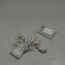 Rhytsing 36 LEDs White Pearl Glarand Battery Operated Fairy String Lights with Timer Function for Wedding Christmas Party Event Decoration, 14.7FT - 2 Pack