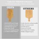 2 x Pickleball Charcuterie Board with Handle  12.4" x 6.3" Bamboo Serving Tray with Pickleball Engraving, Juice Groove & Hanging Hole  Unique Gift for Pickleball Fans & Social Gatherings