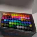 Mogyann Markers for Adult Coloring 72 Colored Pens Dual Tip Brush Markers for Coloring Books