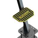 Upgraded Heavy Duty Boat Trailer Steps  3 Step Tongue Ladder with Safety Handle, 500 lbs Capacity, EVA Anti-Slip Mat, Anti-Rust & Corrosion-Resistant, Universal Fit for Bass & Pontoon Boats