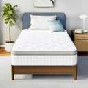Neo Sleep Twin Size Mattress, 12 Inch Hybrid Comfort & Supportive Mattress in a Box, Cooling Gel Memory Foam and Pocket Springs with Pressure Relief, CertiPUR-US Certified, Medium Plush Feel