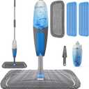 Spray Mops for Floor Cleaning - Microfiber Wet Dry Dust Mop for Hardwood Laminate Wood Tile Vinyl Floors with 3 Washable Pads fit for Swiffer PowerMop (Gray)