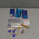 Rear Back Glass Replacement for iPhone 15 Pro 6.1-inches with Reparing Tool Kit and All Necessary Parts (Blue Titanium)