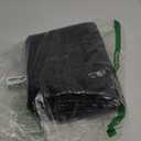 Bujasso Metallic 85% Blackout Curtains Black Room Darkening Curtains 2 Panels Luxury Sparkle Thermal Insulating Light Blocking Window Panels for Living Room Bedroom Grommet Top W52 xL95