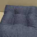 Arlee Chair Cushions for Dining Chairs, Set of 2 - Memory Foam Chair Pads, Non-Skid Backing - Durable Thick Seat Cushions for Kitchen, Office, Patio, 15.5" L x 15.5" W - Marjorie Blue