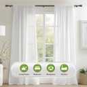 5/8 Diameter Curtain Rods 30-90 Inch, for 30-84 Inch Windows, Adjustable Splicing Black Curtain Rods for Windows with Brackets, Window Rod Long Small Curtains Rod, 2 Pack