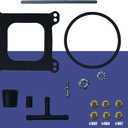 RoyalAir 4BBL Carburetor 1905 AVS2 Series Carburetor 650 cfm Square Flange New annular flow booster Non-EGR Manual Choke AVS2 Series Carburetor Replacement For Edelbrock 1905 AV2 Carburetor