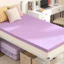 BDEUS Mattress Topper Twin XL, 2 Inch Gel Memory Foam Mattress Topper College Dorm Ventilated Soft Mattress Pad, Bed Topper, CertiPUR-US Certified