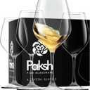Paksh Novelty Italian White Wine Glasses - - Wine Glass Set for Parties, Weddings, Gifting - Clear Wine Glass, for Red and White Wine - Christmas Gift for Women & Men