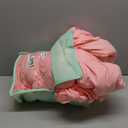 Pink Ruffled Comforter Set Twin Size, 3 Pieces (1 Ruffled Comforter and 2 Pillowcases) Farmhouse Shabby Chic Style with 2 Layers Ruffle, Solid Color Lightweight Soft Fluffy Bedding Sets for Girls