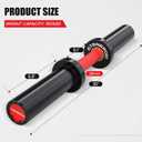 20” Solid Steel Olympic Dumbbell Handles Pair, 500LB